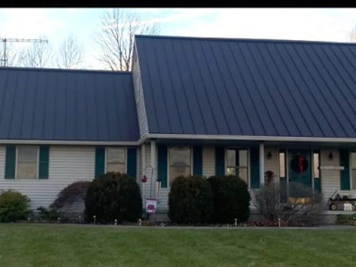 After: Standing Seam Metal Roof Installation in Charleston, WV